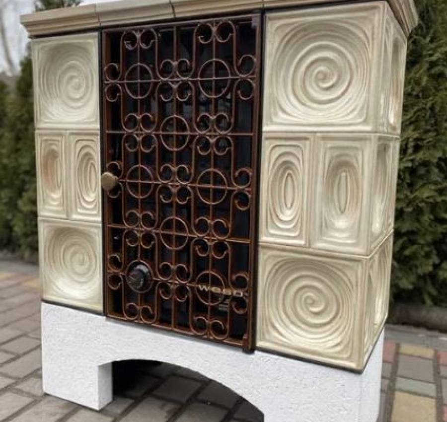 Камин кафельный ,печь Weso ( Germany ) 2