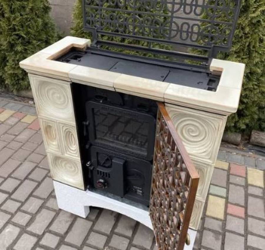 Камин кафельный ,печь Weso ( Germany ) 8