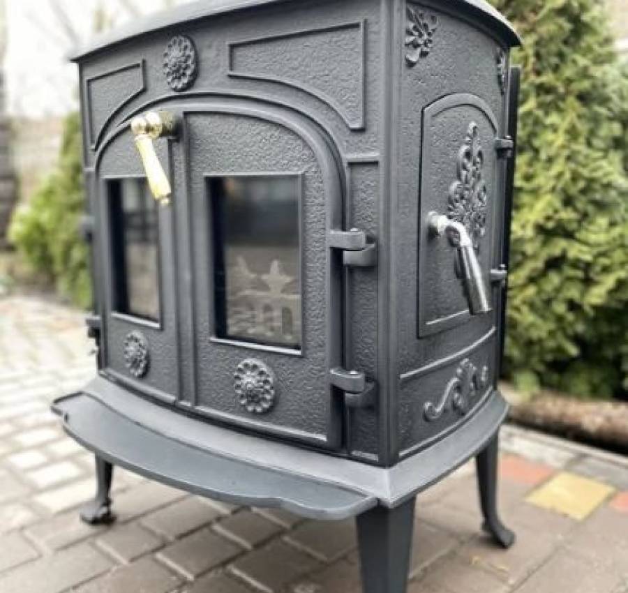 Камин чугунный ,печь Globe -Fire  ( Швейцария )