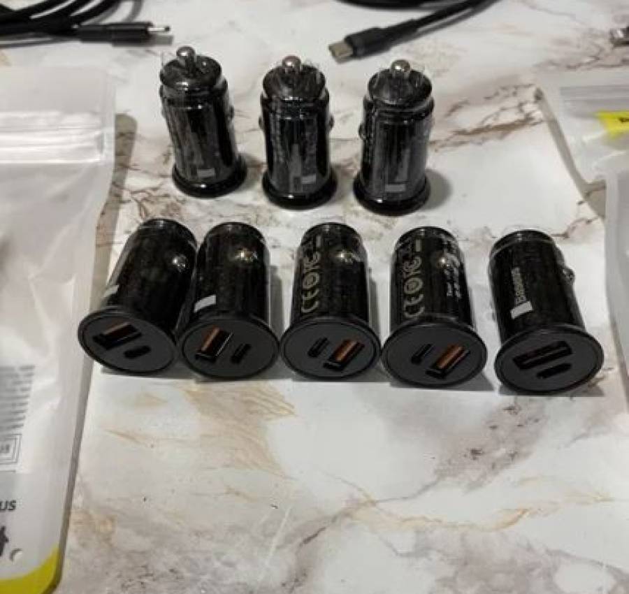 Автомобільний зарядний пристрій Baseus+кабель 3