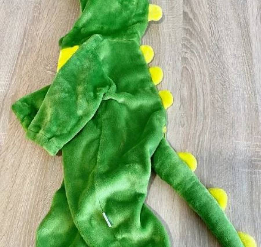 Ромпер динозавр 3-6мес(6-9мес) Комбинезон кигуруми дино 62-68см(74см)