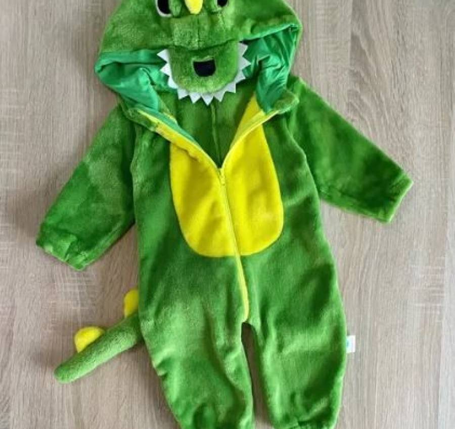 Ромпер динозавр 3-6мес(6-9мес) Комбинезон кигуруми дино 62-68см(74см) 2