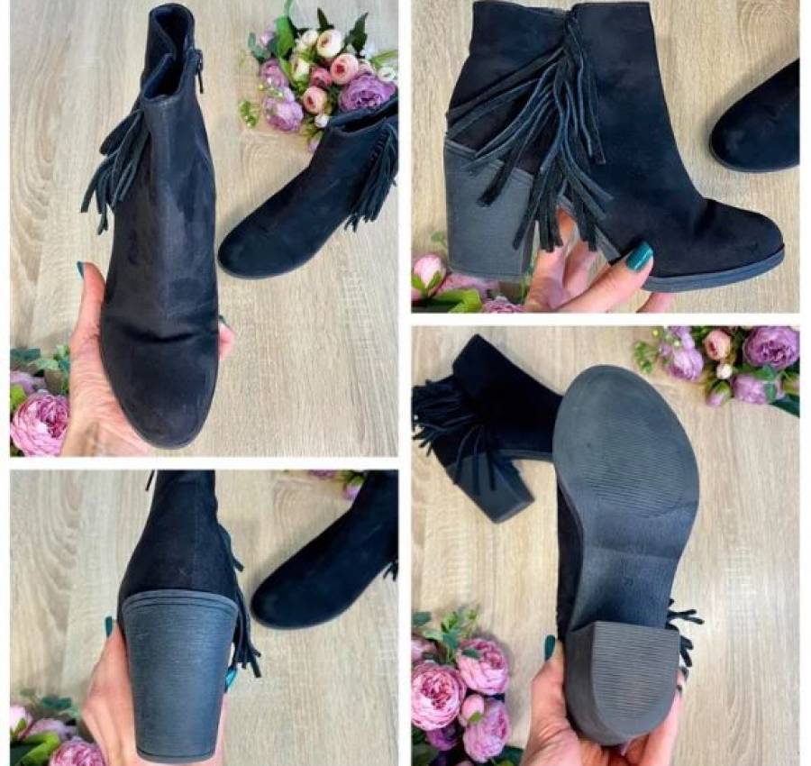 Сапоги деми 39р. Ботильоны 25,3см. Полуботинки деми 39-40р 5
