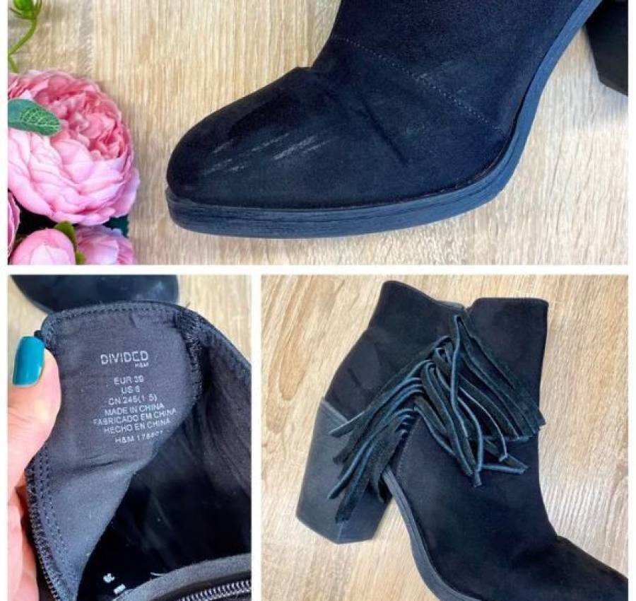 Сапоги деми 39р. Ботильоны 25,3см. Полуботинки деми 39-40р 7