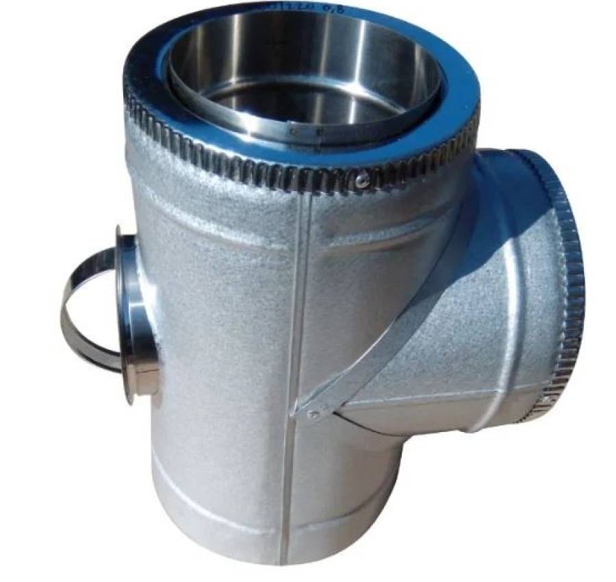 Сендвич дымоход с утеплителем из нержавейки 4