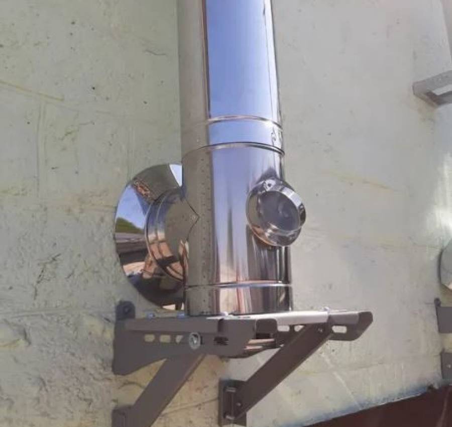 Труба дымоходная из нержавейки сендвич