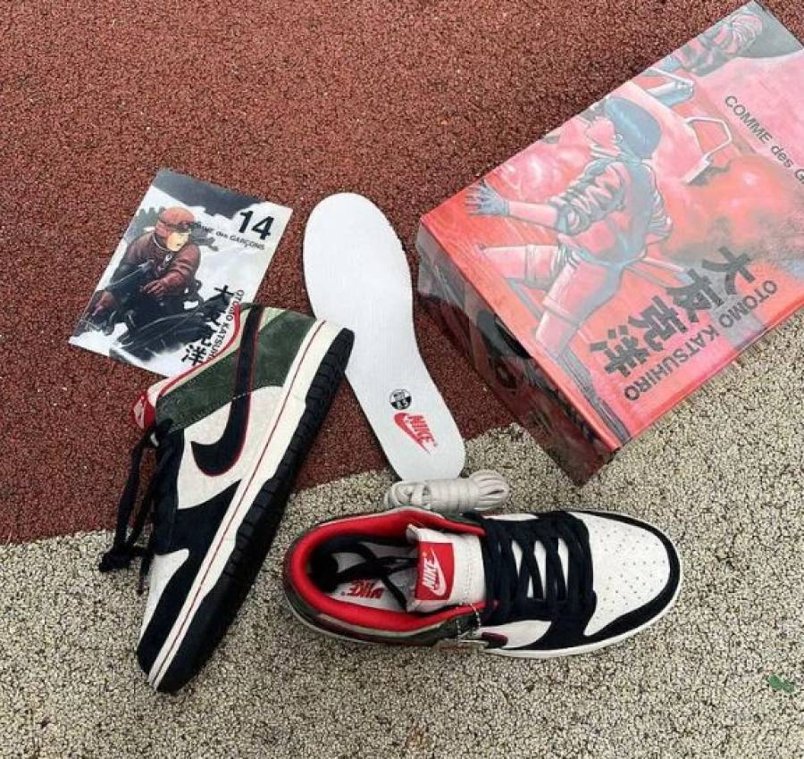 Кроссовки Otomo Katsuhiro Nike Dunk Low Steamboy OST Данки замша цвета 7