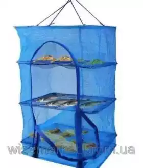 Сетка для сушки рыбы, грибов, овощей и фруктов (54х54х75 см) | РАСРОДАЖА