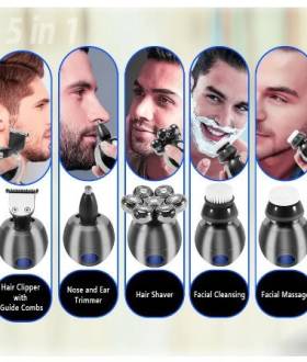 5 в 1 электрическая бритва для лысых мужчин