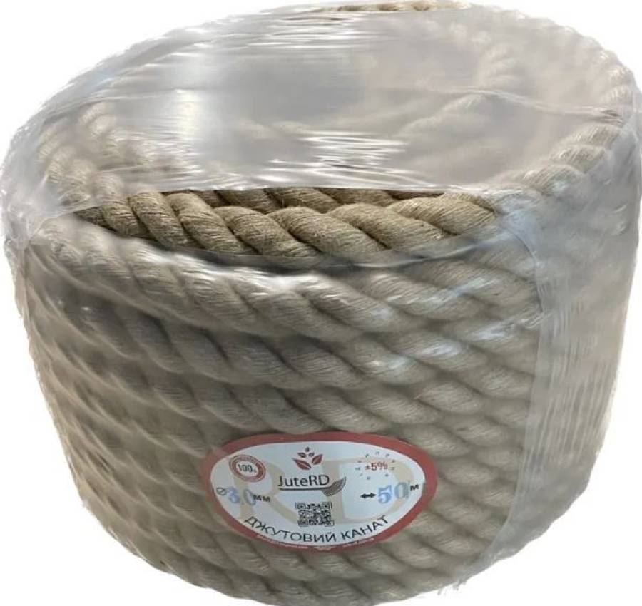 Канат джутовий 20-24-26-30 мм 4