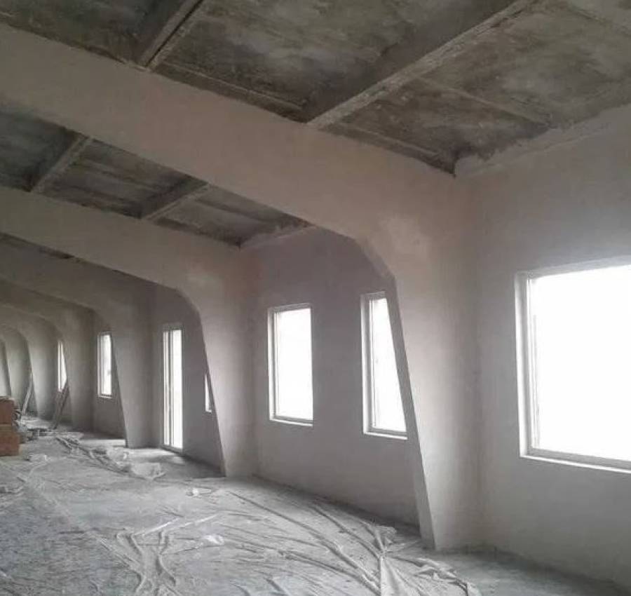 Штукатурка, штукатурка гіпсова, машина штукатурка, Полусуха Стяжка