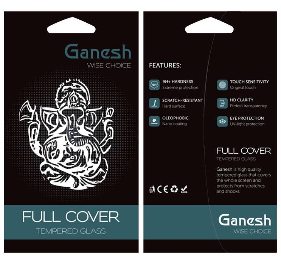 Защитное стекло Ganesh (Full Cover) для Apple iPhone 15 Pro Max (6.7) 3