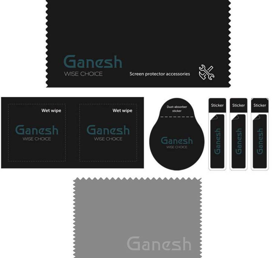 Защитное стекло Ganesh (Full Cover) для Apple iPhone 15 Pro Max (6.7) 5